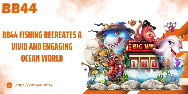 BB44 Fishing recreates a vivid and engaging ocean world